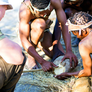 Botswana Spezial Campig-Safari, Buschmänner